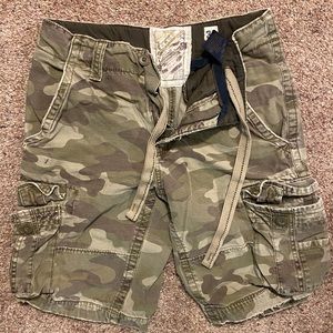 Mens Cargo Camo Shorts 